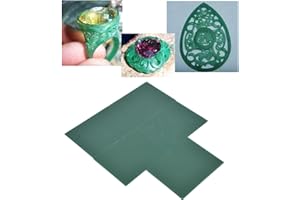 TMISHION Cera per intaglio 5 pezzi 2 mm Cera per intaglio a fette Modellazione di gioielli Incisione Realizzazione di forniture Kit per la creazione di gioielli Cera per intaglio di gioielli Cera per