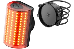 SHAPEHEART innovation française, la seule lumière velo magnetique panoramique. Lampe velo antivol et rechargeable USBC, eclairage velo 100 lumens, 6 modes et +20h d'autonomie. Feu arriere velo etanche
