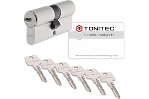 ABUS EC550 – Serratura cilindrica incluse 5 chiavi verschiedenschliessend con ToniTec® Code Card
