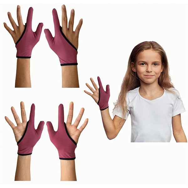LAPLUIE 4 Stück Daumenlutschschutz Handschuhe Kinder Kauspiel-Kompressionshandschuhe Kinder stoppen Daumenlutschen und Fingernägelbeißen für Kinder im Alter von 5-13 Jahren (Rosa) Fashion