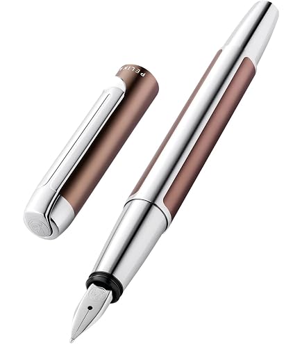 Pelikan Füllhalter Pura P40 In Anthrazit – Schlanker Patronenfüller Mit F-Feder Im Geschenketui