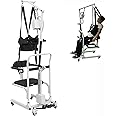 MOFOCO Electric Patient Lift Transfer Machine, Height Adjustable 180° Split Seat,Multi-Function Elderly Shower Chair Wheelchair, Easy Transfer to Toilet and Bathroom