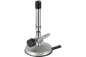 neoLab Bunsenbrenner 1-1175, DIN 30665, für Propangas, luftreguliert, Nadelventil und Sparflamme