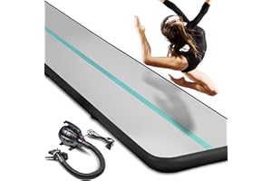 VENDOMNIA AIR Tracking TRACK Tapis gonflable Airtrack Tumbling 10 cm – 20 cm de haut avec pompe électrique Couleur au choix Taille 1, 2, 3, 4, 5, 6, 7, 8 m