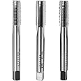 ATOPLEE Metric Thread Tap, M10 HSS 6542 Right Hand Thread Tap (M10X1.0/M10X1.25/M10X1.5, 3pcs)