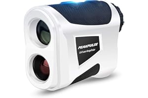 PeakPulse KB600AG Golf Rangefinder,600 Yards Golf Rangefinder with Slope,High-Precision Golf Range Finder Devices with Magnet & 6X Magnification & Flag Pole Locking Vibration Function,3 Modes