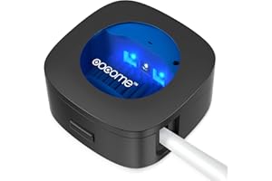 ‎OOCOME OOCOME Tragbarer tiefer UV-Zahnbürsten-Desinfektionsmittel-Etui, Zahnbürsten-Desinfektionsmittelhalter, Organizer-Etui, Zahnbürsten-Reiniger-Halter mit Aufkleber-freiem Stanzen für Reisen und Familie