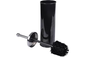 Douceur d'Intérieur metalowa szczotka do WC 9,5 x 9,5 x 26,5 cm, czarna, 35