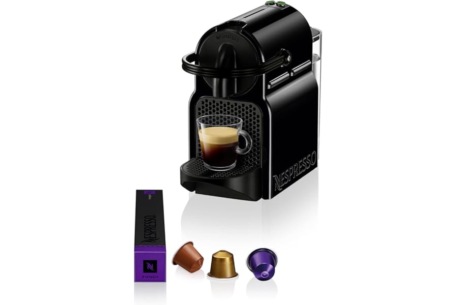 Nespresso Inissia EN80.B Espresso Coffee Maker, Black