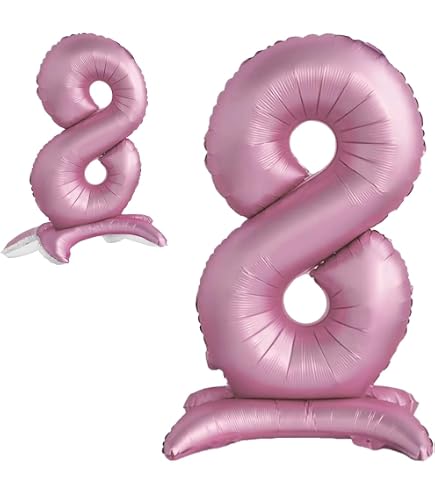 Palloncino Numero 4 In Alluminio Galactic Aqua 86 Cm Per Compleanni E Feste