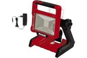 Einhell TE-CL 18/2000 Power X-Change 18V Hybrid Cordless Light | Mains/Battery Powered Site, Workshop Or Garden Torch, Dimmable, 2000 lm Max | Solo Lamp - Battery and Charger Not Included