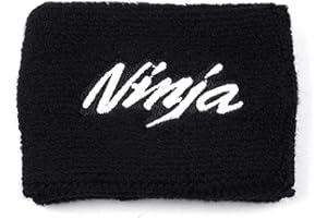 SHFT Chaussettes de réservoir de Couverture de Liquide d'embrayage de Frein Avant de Moto (Color : Ninja Black, Size : 1)