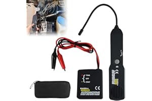 Car Open Short Circuit Finder Tester DC 6-42V, HOVCEH em415Pro Car Relay Tester Generator Cable Wire Breaker Tracker, Cable Fault Locator with Bendable Receiver Probe, Car Diagnostic Analyzer Tool