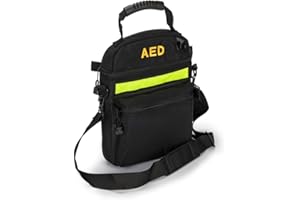 Jipemtra Erste-Hilfe-Tasche AED Medical Bag 1st Aid Bag Leere Rettungsdefibrillator-Tasche First Responder Outdoor-Tasche für den Schutz kritischer Notfälle im Gesundheitswesen (nur Tasche)