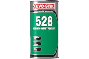 EVO-STIK 528 Instant Contact Adhesive 1ltr - Multi-Purpose Adhesive - High Shear Strength - Good Temperature Resistance