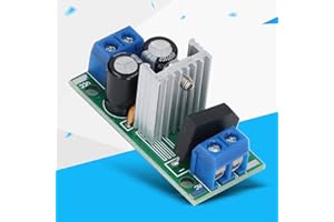 BigKing Modulo regolatore di tensione 12V, modulo regolatore DC AC 3 tensione terminale convertitore filtro raddrizzatore 12V LM7812