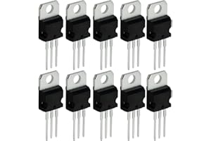 FYEARFLY 10 Pz L7805 Regolatori di Tensione, L7805 Lm7805 7805 Regolatore di Tensione Positivo Lineare 5 V 1,5 A 220 Stabilizzatore di Tensione A 3 Terminali Transistor Stabilizzatore Ic Chip