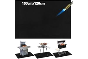 WINKIO Feuerfeste Unterlage 120x100 cm – Hitzebeständig bis 982°C für Schweißen, Kamine, Holzöfen & Camping | Schutz vor Hitze & Funken | Brandschutzmatte für Böden & Kabel