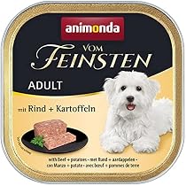 animonda vom Feinsten Hundefutter nass mit Rind + Kartoffeln