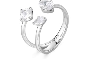 Brosway Anello collezione Fancy in argento 925/1000 rodiato e con zirconi cubici bianchi,di misura: 14. La referenza è FIW19B.