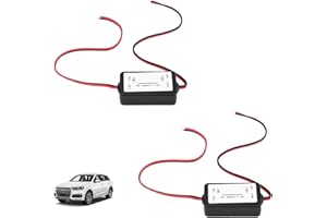 HUKNEQN 2 Filtro Telecamera Retromarcia, 12V Relè Raddrizzatore, Relè di Alimentazione per Auto Tedesche e Americane, Stabilizzatore di Potenza per Fotocamere Retrovisore, Protezione da Interferenze e Jitter