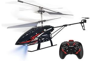 SILVERLIT Flybotic - Sky Storm – Hélicoptère Radiocommandé 3 Canaux – Gyroscope & Rotor Coaxial pour Stabilité – Vol Stationnaire – Effets Lumineux – Batterie Incluse – Jouet RC Enfant dès 8 Ans