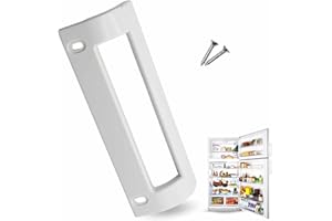 CHEFZOCO Tirador Puerta frigorífico, Mango frigorífico, Asa Nevera, Código original 093613, Distancia entre agujeros 16cm, Longitud del tirador 19,5cm, Compatible con Balay, Bosch, Blanco