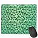 Produktbild keiwiornb Marijuana Weed Green Personalized Design Mouse Pad Gaming Mouse Pad with Stitched Edges Mousepads, Non-Slip Rubber Base, 9.8x12 Inch/25 X 30cm, 3mm Thick - Best Gift Idea