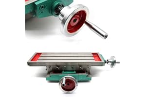 WSIKGHU Mesa de cruz para taladro de soporte, 450 x 170 mm, mesa de cruz de precisión, mesa cruzada con abrazaderas, mesa de tornillo de coordenada para cruz de trabajo de taladro, fresadora, CNC, etc