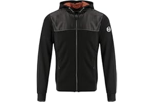 Sergio Tacchini Iraklen Zip Up Mens Track Top Jacket Black 37680 171 X6A