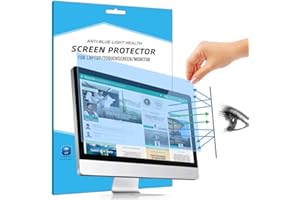 FiiMoo Retirable 27 Pulgadas Anti Bluelight Filtro de Pantalla, Filtro Anti Deslumbrante Protección para Los Ojos Protector de Pantalla para 27" 16: 9