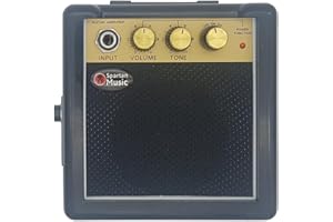 Spartan Music Portable Battery Powered Mini Amp for Electric Guitar