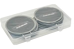 ZERINT 12pcs 81mm Tyre Reinforced Heavy Duty Bias Ply Tyre Repair Patch Round Tyre Patch for Car Truck Bus Tractor Agricultural Vehicles Puncture Repair