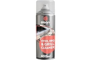 GLEAN Oven, Grill, Air Fryer & BBQ Cleaner | FOAMING CLEANER | Air Fryer | Barbecue | Kitchen Degreaser For Burnt On Grease & Food Spills | No-Scrub Formula | 400ml