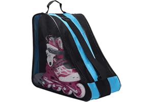 FAKEFACE Kids Water-Proof Standard Roller Skate Bag Portable Inline Skate Ice Skate Single Shoulder Carry Bag Skate Shoes Carrier Storage Bag Sports Skating Tote Bag for Boys Girls