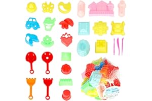 KOKOBOX Kit Giochi Da Spiaggia Per Bambini 2 3 4 5 Anni Grande Formine Spiaggia 8 Pezzi Bambini Giochi Da Mare Per Bambino Bambina Accessori Mare Bambini Giocattoli Da Spiaggia