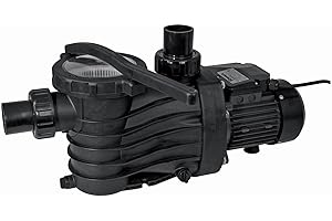 Ribimex Pompa Piscina Swim 1100, Portata 21.000 L/h, Prevalenza 16 m, Motore 220-240V con Rotore Bagnato Autoadescante, 1100 W, Sistema Filtrante Integrato, Raccordi per Tubi Ø 50 mm - PRSWIM1101