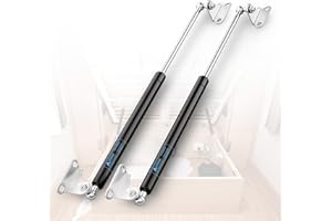 ARANA verin a gaz 580MM 445N/45KG Vérins Hydraulique avec Supports en L - pour Meuble TV Extérieur, Camion, Auvent, Porte de sous-Sol, Coffre (Hydraulique/Équipements Lourds) - 2 Pièces