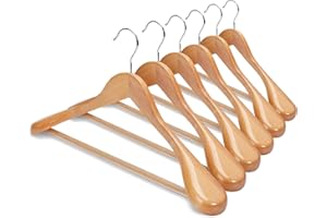 House Day Drewniane Wieszaki na Garnitury i Płaszcze dla Dorosłych