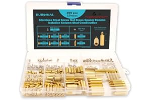 KUBOWAI lot de 300 Entretoises M3 Hexagonales en Laiton Mâle et Femelle pour Carte Mère PCB