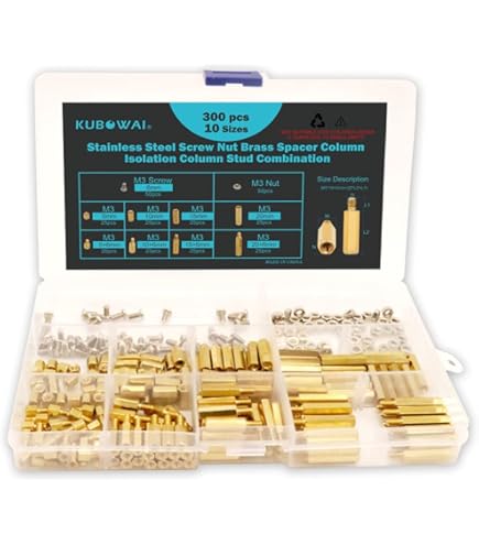 50 Distanziali Ottone Maschio-Femmina M2.5 - Supporti PCB, Esagonali, Lunghezza 7mm - Foto 4