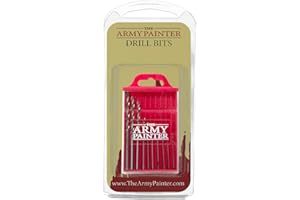 The Army Painter Drill Bits, Pack of 10 Different Sizes, Ø 0.7 mm to 3.0 mm, for Use with Miniature Model Drill and Handheld Hobby Drilling Vice and Pinning Tool, Accessories for Tabletop Wargames