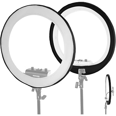 Lot De 2 Diffuseurs Souples Flash 18 Cm Blanc - Adoucisseur Lumière Photographie Portrait