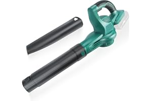 PSOGPONE Soffiatore a Batteria per Makita,Batteria 350W Soffiatore Foglie Elettrico,15000RPM Con Ugelli a 2,Velocità Aria Max Regolabile 150 MPH per Giardini,Marciapiedi e Vialetti(Senza Batteria)