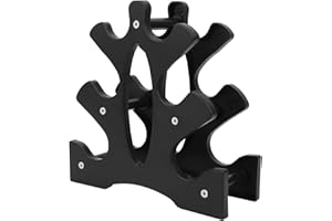 GAEIRT Stojak na hantle, konstrukcja oszczędzająca miejsce Trwała rama nośna Stojak na hantle Ree na siłownię