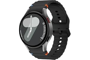 SOLOLUP No Gap Sport Strap for Samsung Galaxy Watch Straps 7 6 5 4 FE 40mm 44mm/6&4 Classic 47mm 43mm 42mm 46mm/5 Pro 45mm Men Women,Soft Breathable Silicone Band Bracelet for Samsung Watch 7 6 5 4 Straps