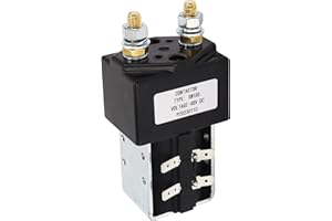 FYDUN Solenoide 48V DC, SW180 Solenoide del Contattore per Club Car Carrello da, Veicolo Elettrico, Auto Elettrica, Carrello Elevatore Elettrico, Treno, Nave