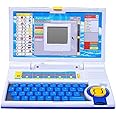 eErlik Educational Computer Laptop Toy with Mouse for Kids Above 3 Years - 20 Fun Activity Learning Machine, Now Learn Letter, Words, Games, Mathematics, Music, Logic, Memory Tool - Blue