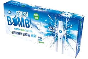Fresh Bomb Arctic Strong Mint Click Hülsen mit Aromakapsel 25 Boxen (2500 Hülsen)