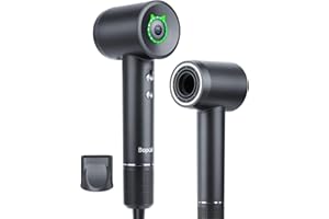 Bopcal Seche Cheveux Haute Vitesse avec Ionique - Professionnel Sèche-cheveux Séchage Rapide avec 110000UPM, Silencieux pour, Voyage, Cadeau